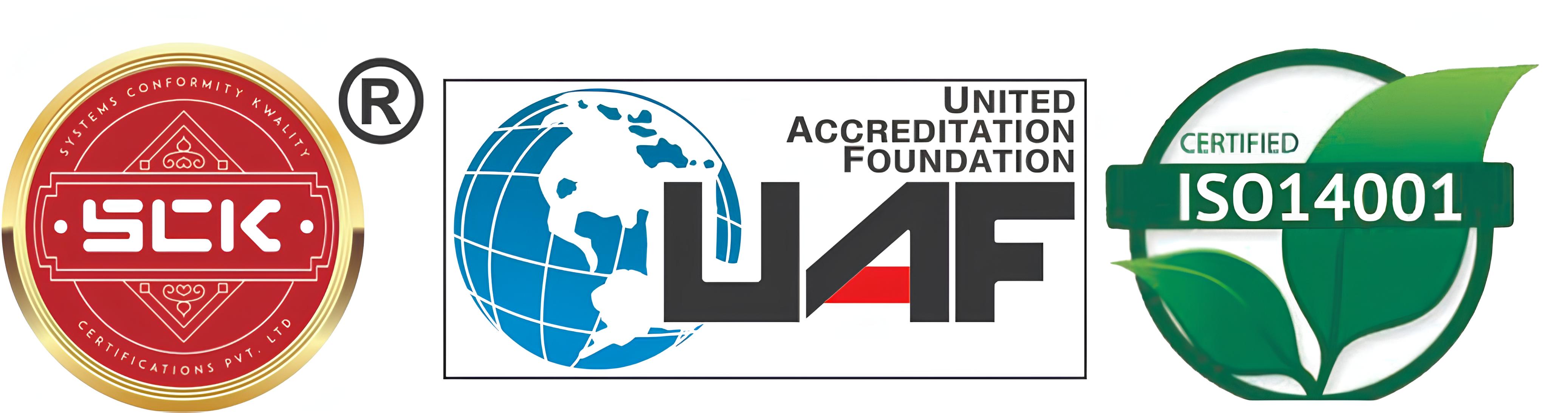 ISO 14001:2015 Environmental Management System certification logo